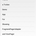 Android FragmentPagerAdapter